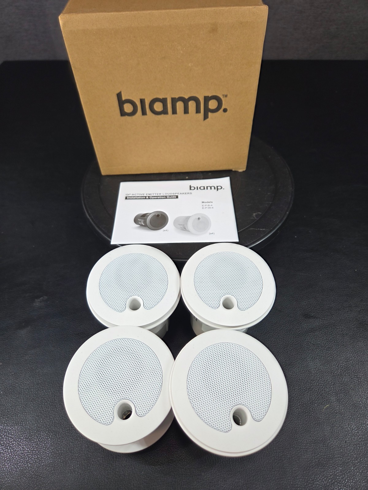 Biamp Cambridge E-P-W-4 Qt Active Emitters (4-Pack) – NEW FAST SHIP!💨✅