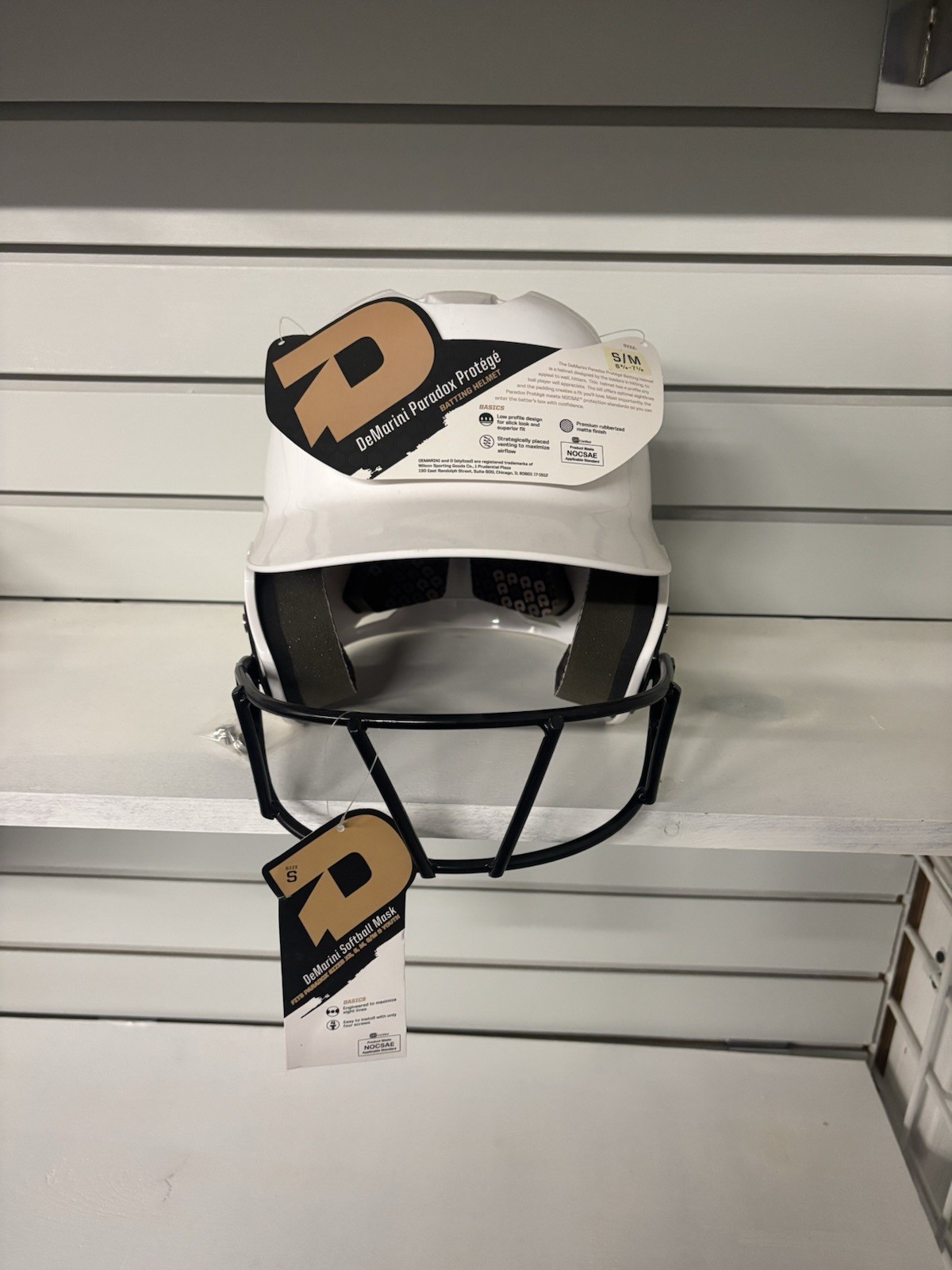 DeMarini Paradox Protege Batting Helmet S/M Brand New