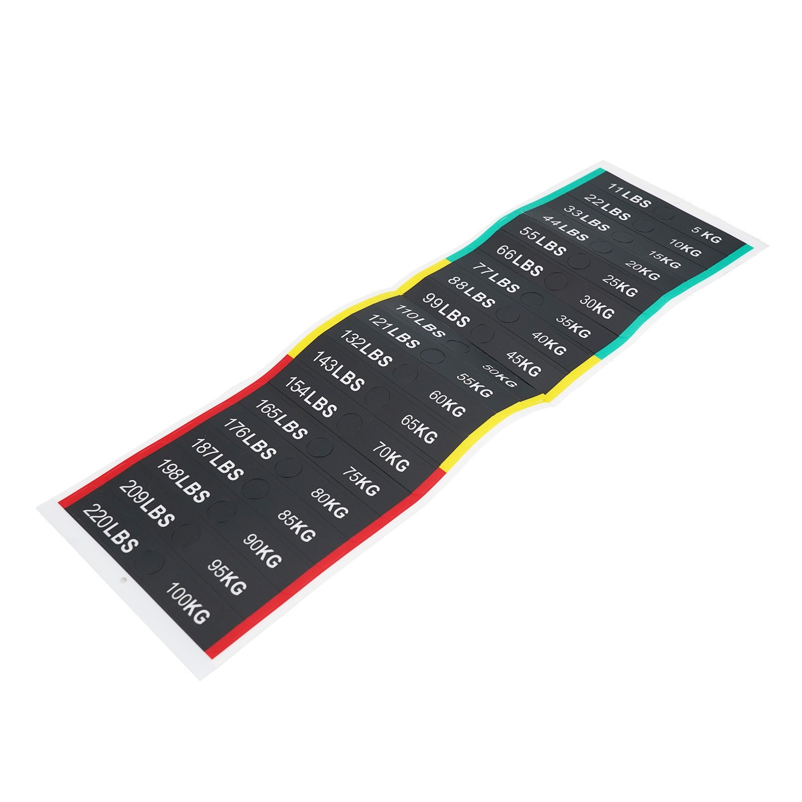 Upgrade Your Workout Session with Clear Weight Identification Stickers