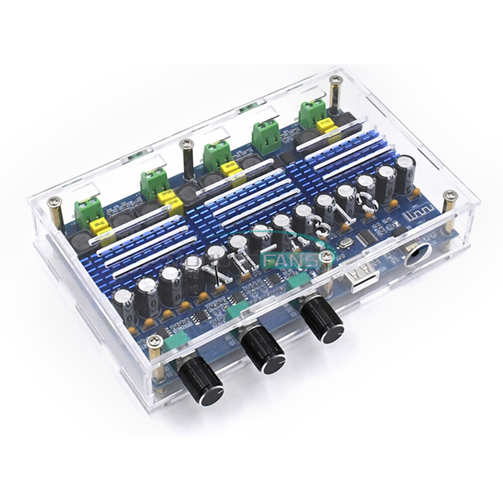 Bluetooth 5.0 Digital TPA3116D2 2X100W+2X50W Dual Audio Receiver Amplifier Board
