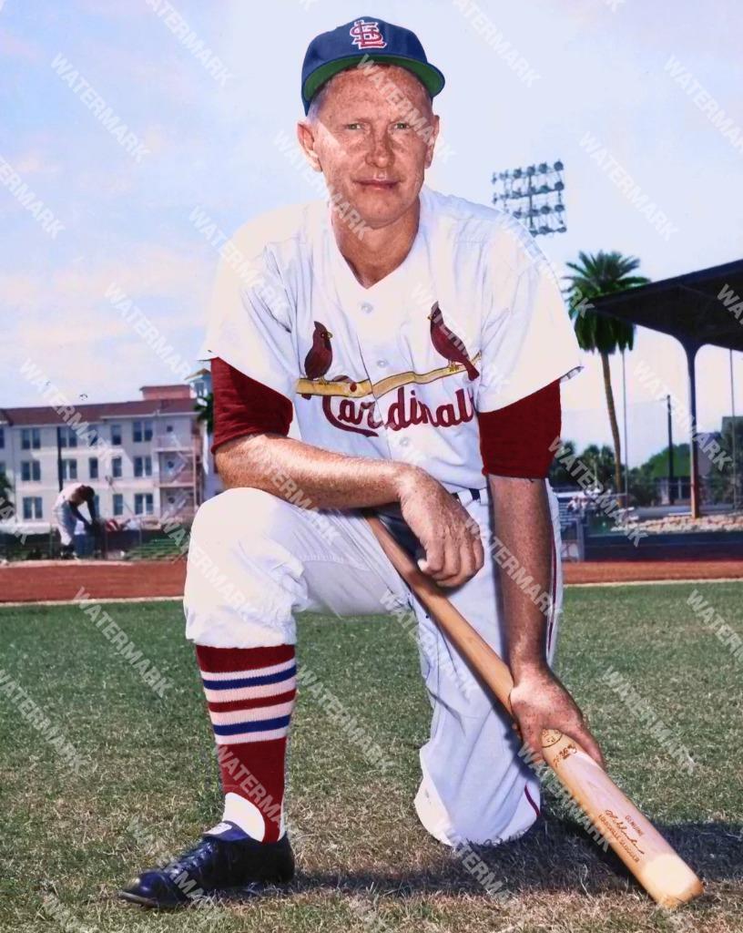 GU176 Red Schoendienst St Louis Cardinals 8x10 11x14 16x20 Colorized Photo