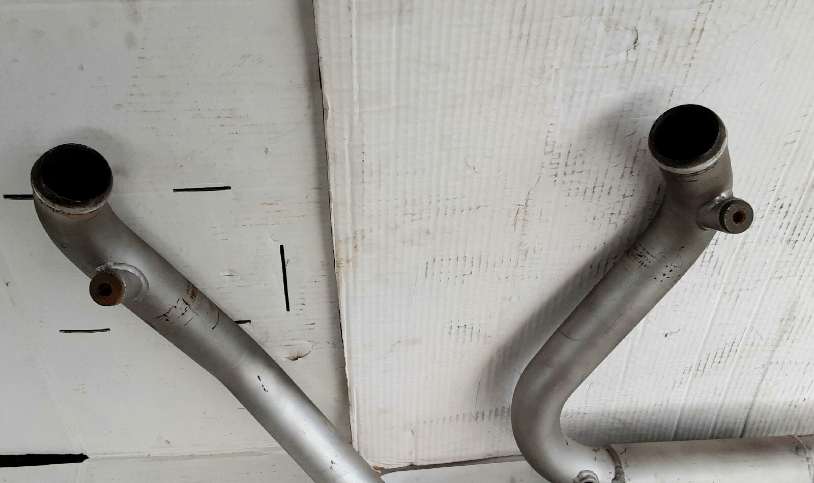 Harley Gray Header Exhaust Pipe