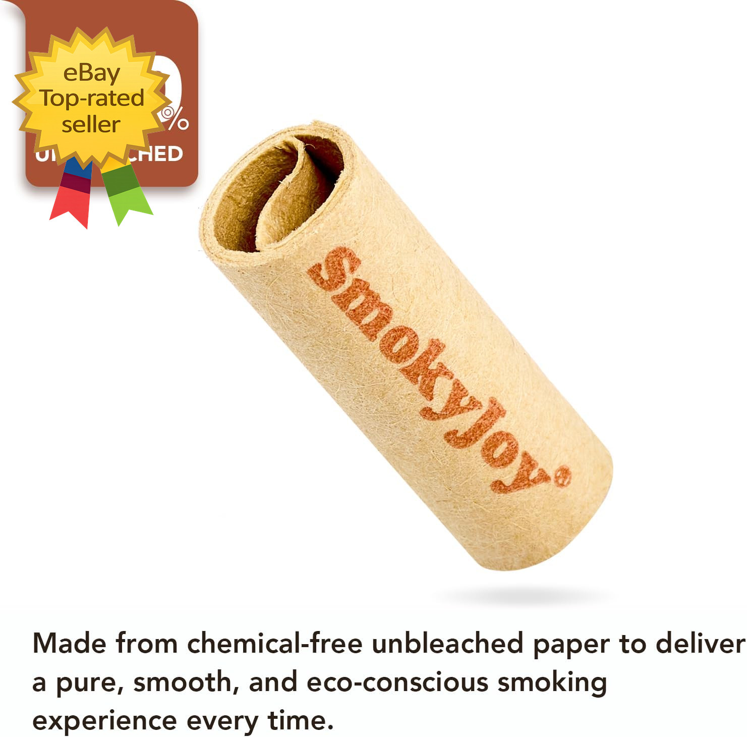 500 Pcs 8Mm Natural Unbleached Pre Rolled Filter Tips for Rolling Paper