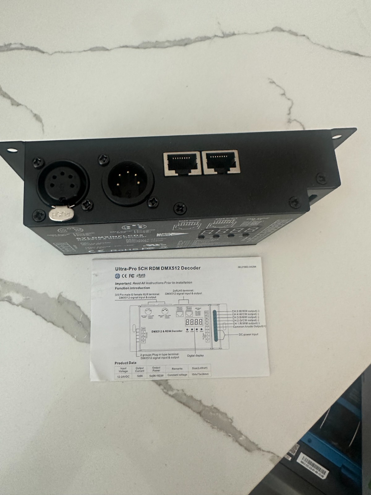 Ultra-Pro 5 Channel DMX Decoder - 2 available