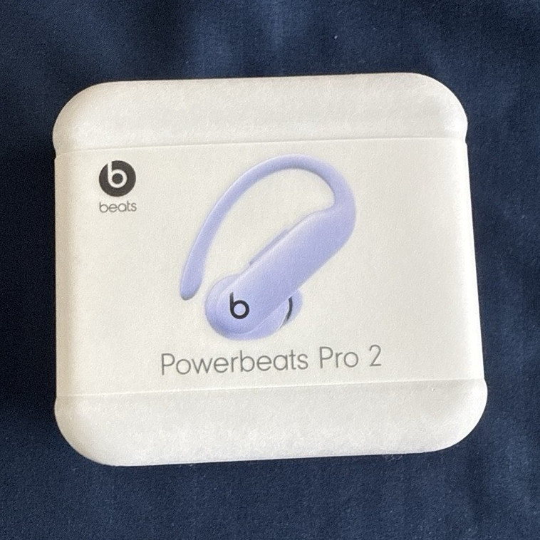 Beats Powerbeats Pro 2 Bluetooth Over-Ear Ear-Cup Headphones White/Purple