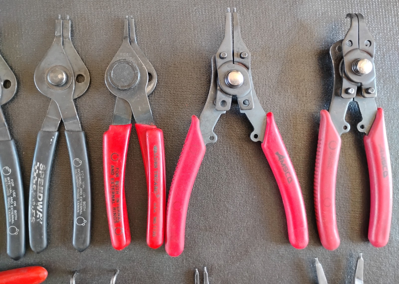snap ring plier lot