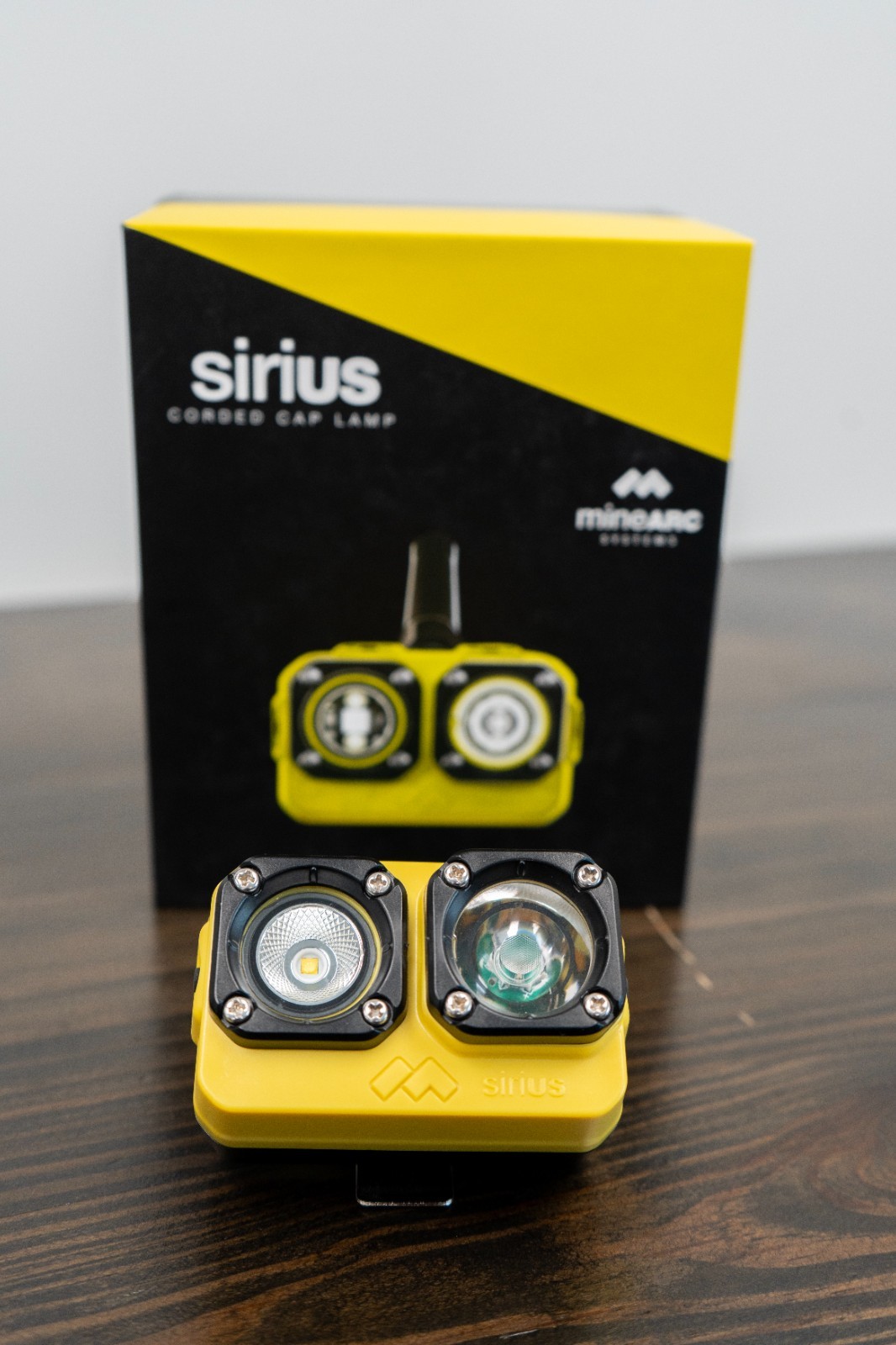 Cordless Rechargeable Mining Cap Lamp with LED bulb - MineARC Systems SiriUS