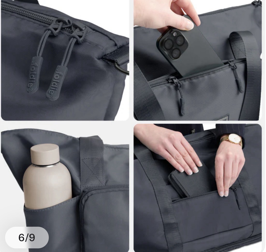 The Foldie® Travel Bag Grey