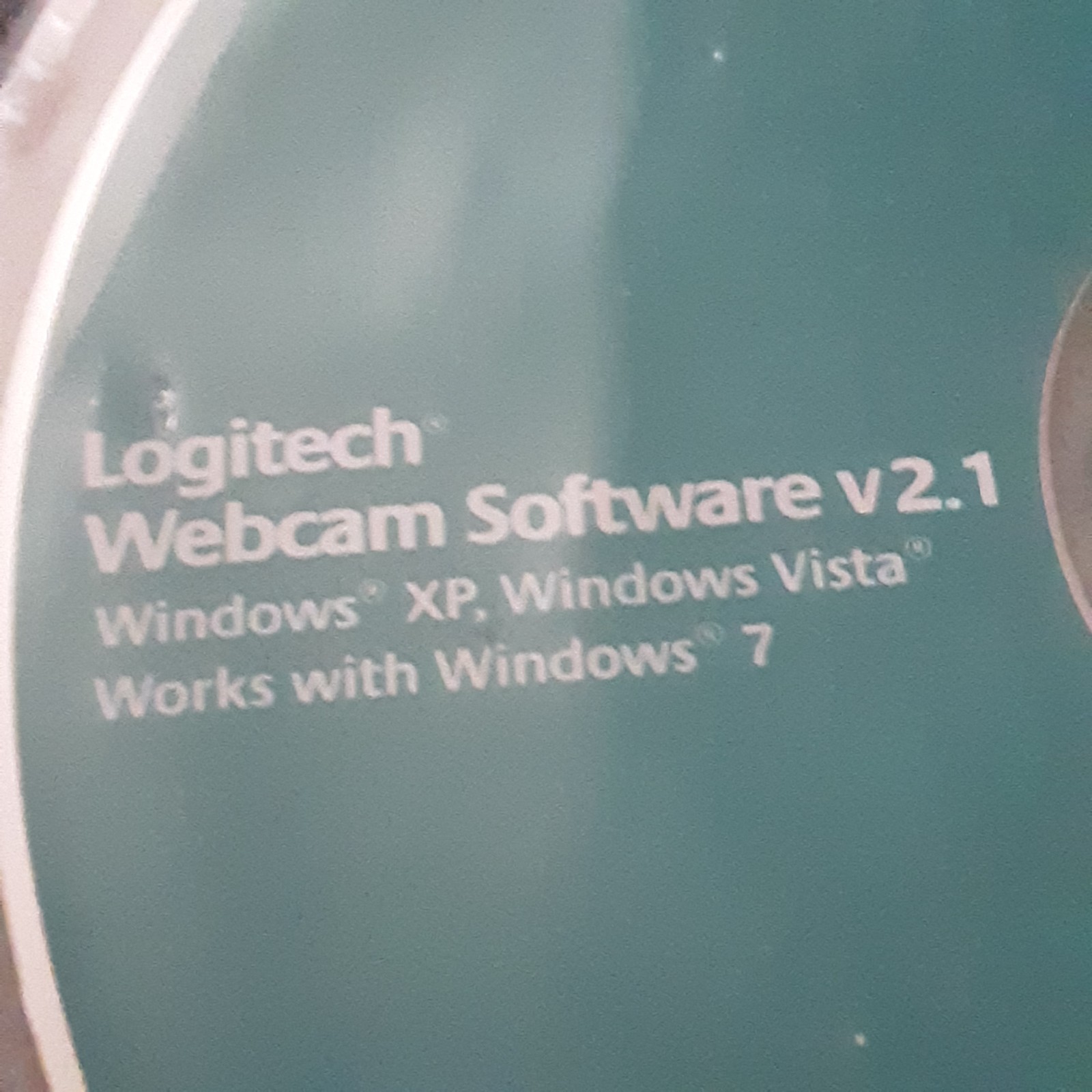 2011 Logitech Webcam Software v2.1 CD Windows XP Vista 7 Install Disc CD ONLY