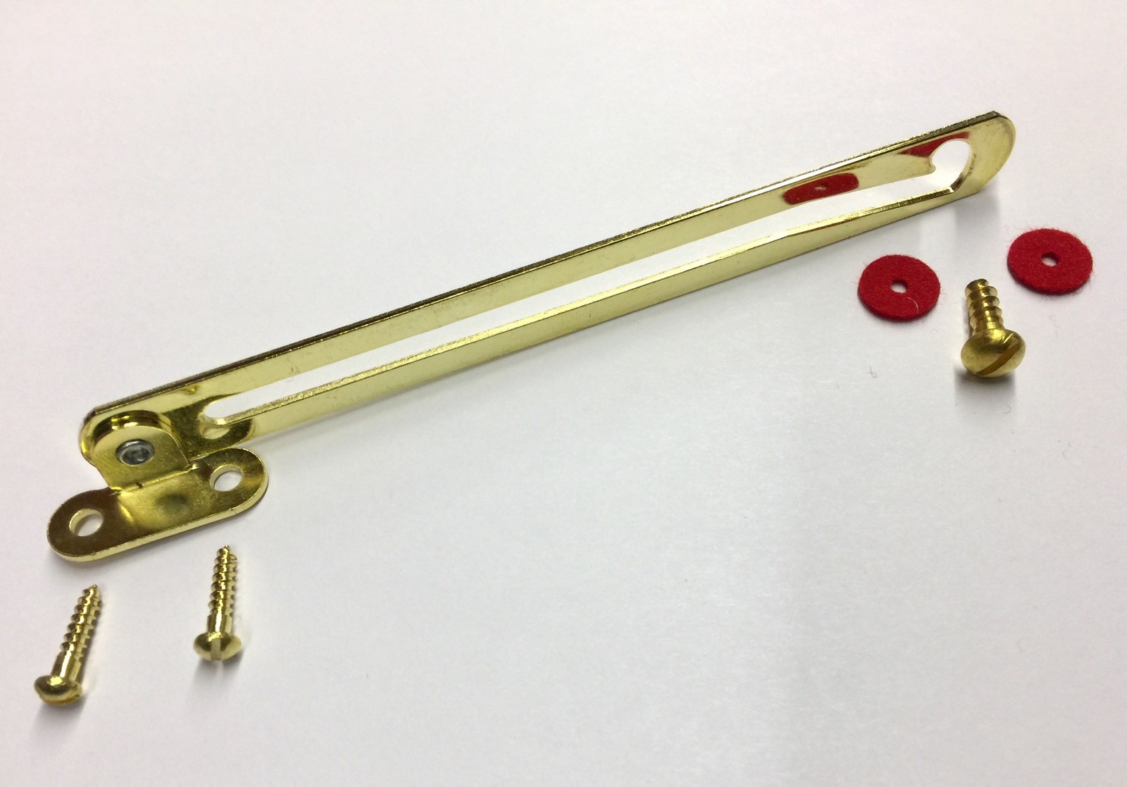 Replacement Brass Piano Bench Top/Lid Prop Support w/Screws & Instructions