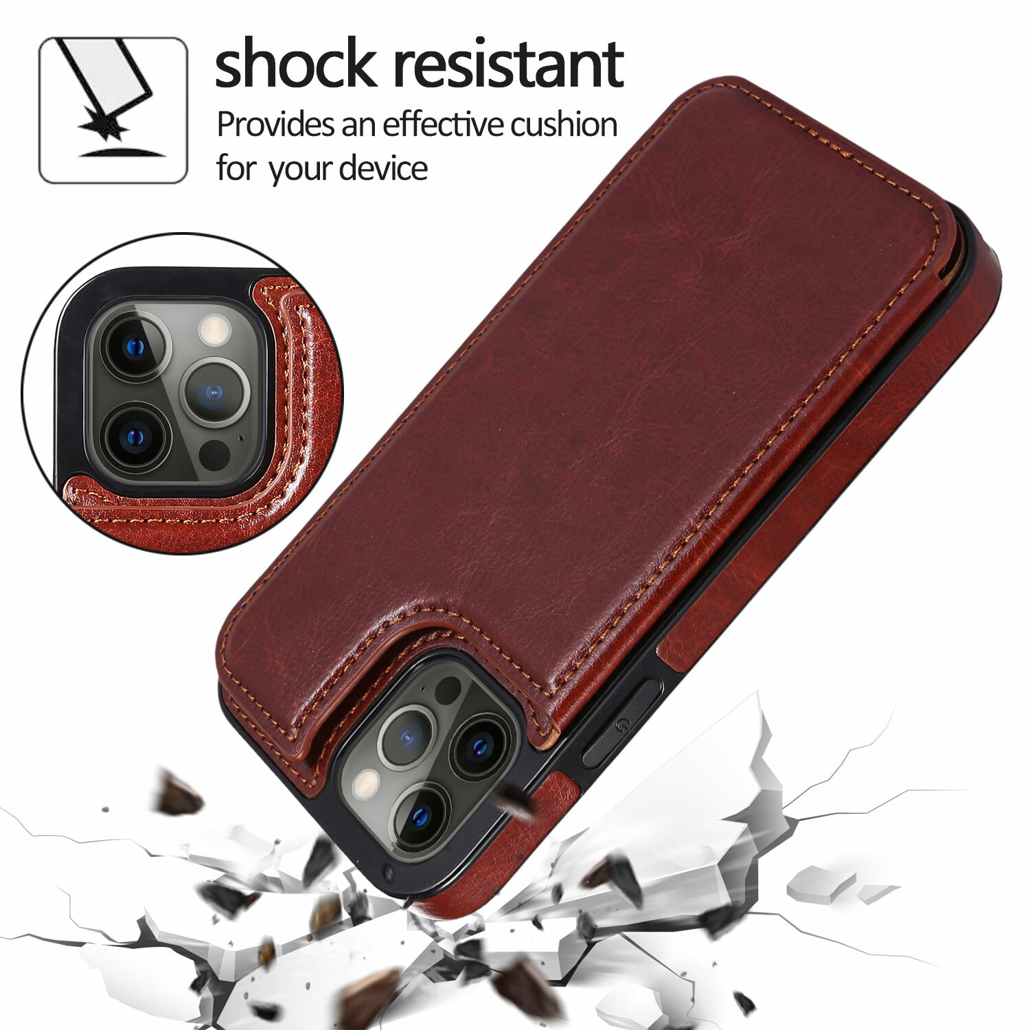 Wallet Card Case Cover Leather Magnetic For iPhone 17 16 15 14 13 12 11 PRO MAX