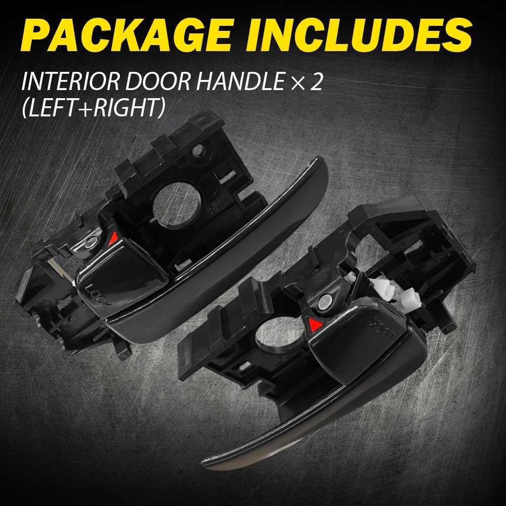 Interior Inside Door Handle Black Front Left&Right Side fit Hyundai Elantra EXD