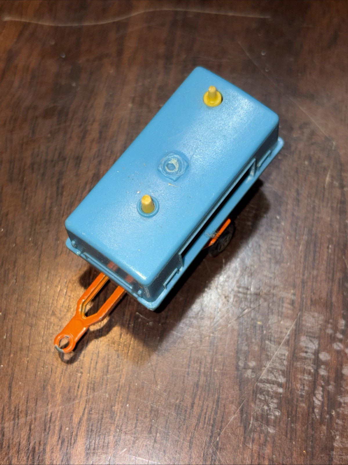 Blue And Orange Compressor TRAILER Mojorette toy NICE! B141