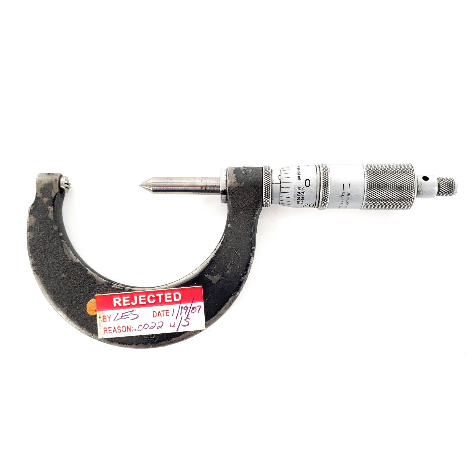 Tubular Micrometer Co Point Micrometer ***REJECTED***