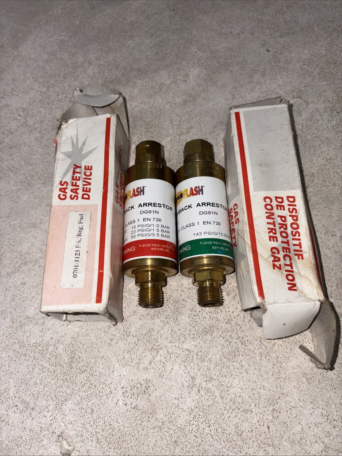 2 Superflash DG91N Flash Arrester and Check Valve