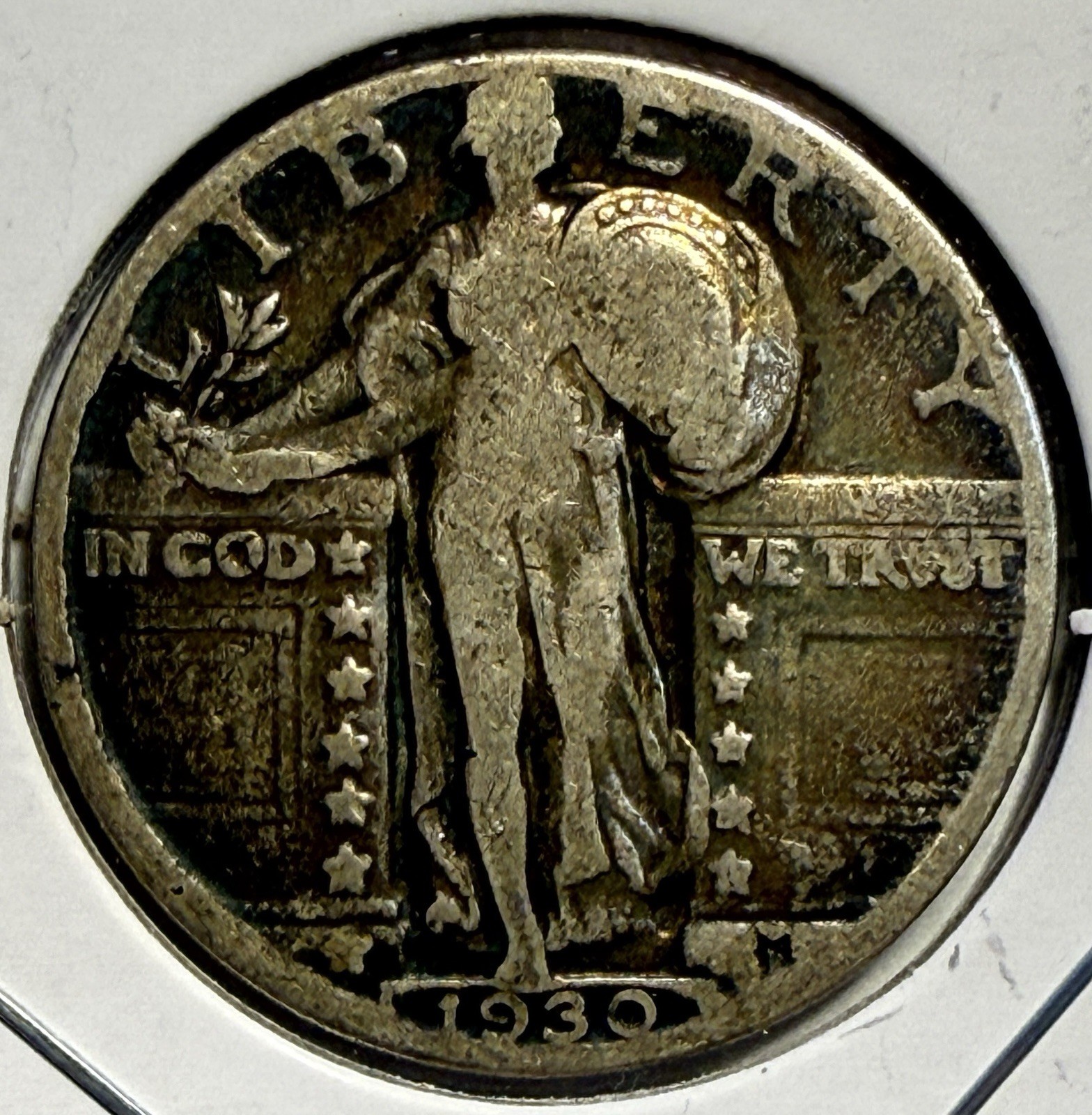 1930-P Standing Liberty Quarter - Silver Coin - FREE SHIPPING - (18-2)