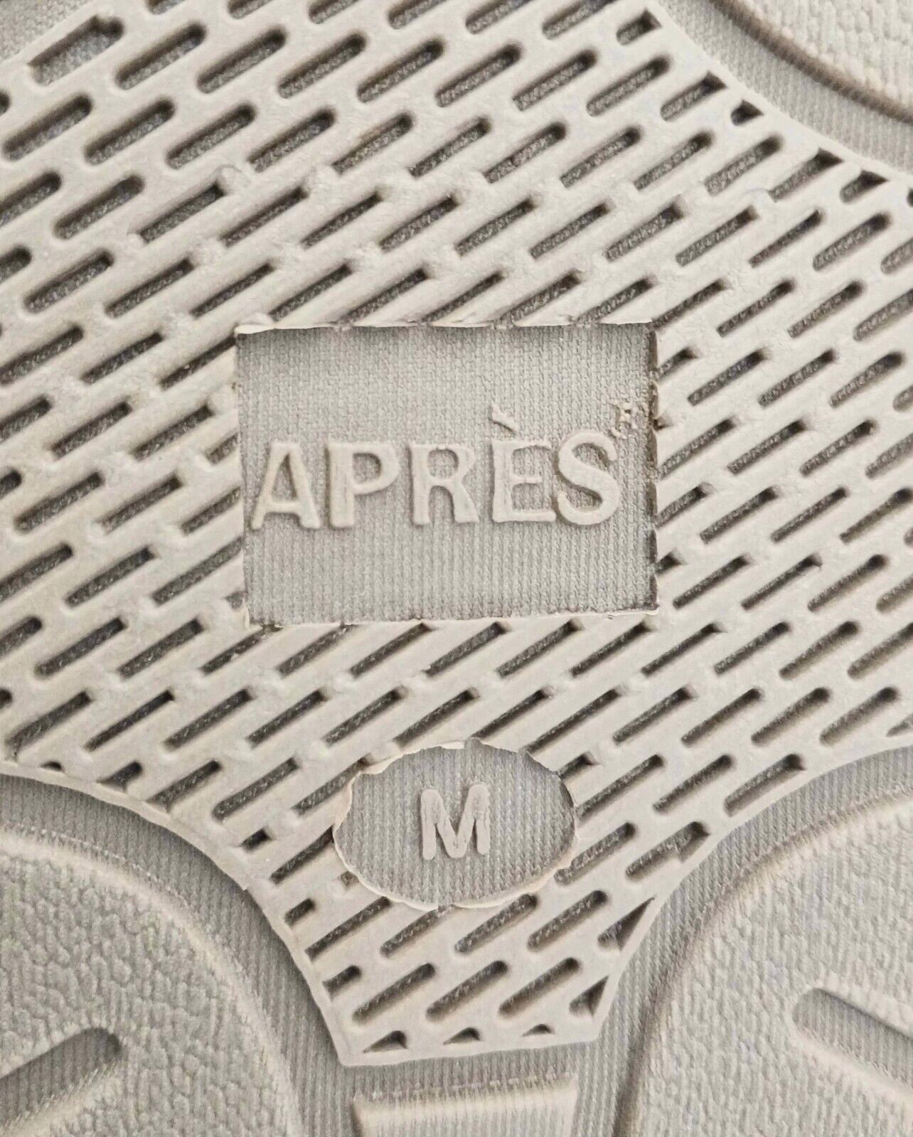 NEW Apres by Lamo Slide Slipper Microfiber Suede Faux Fur Lined Sz Med/9