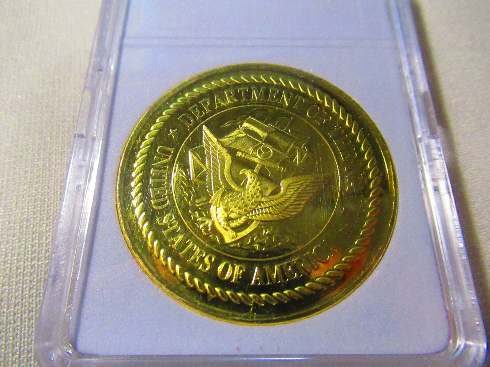 US NAVY - USS SAMPSON (DDG-10) Challenge Coin