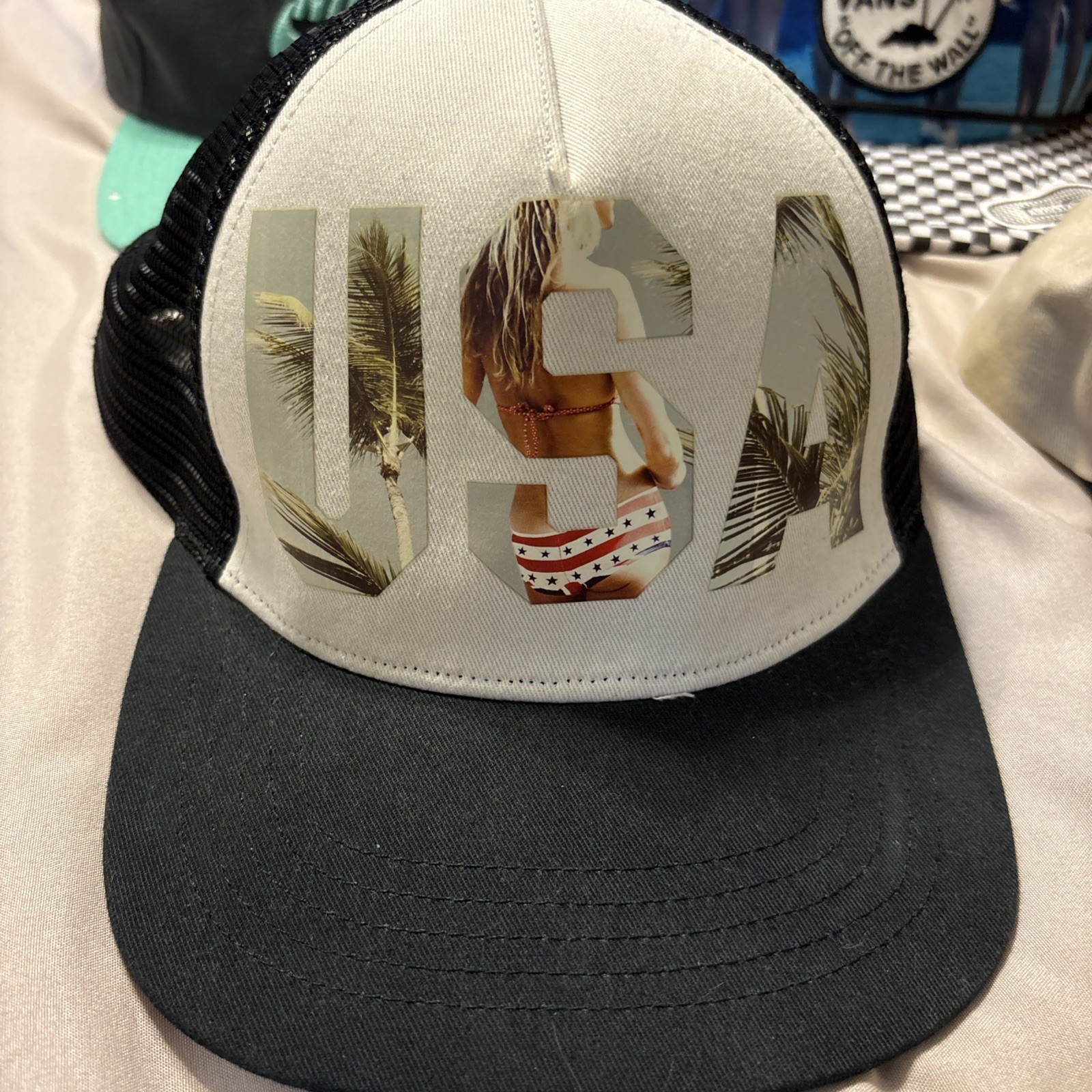 VintageMen’s Snapback Hats Vans, American Eagle, Diamond Supply Co.