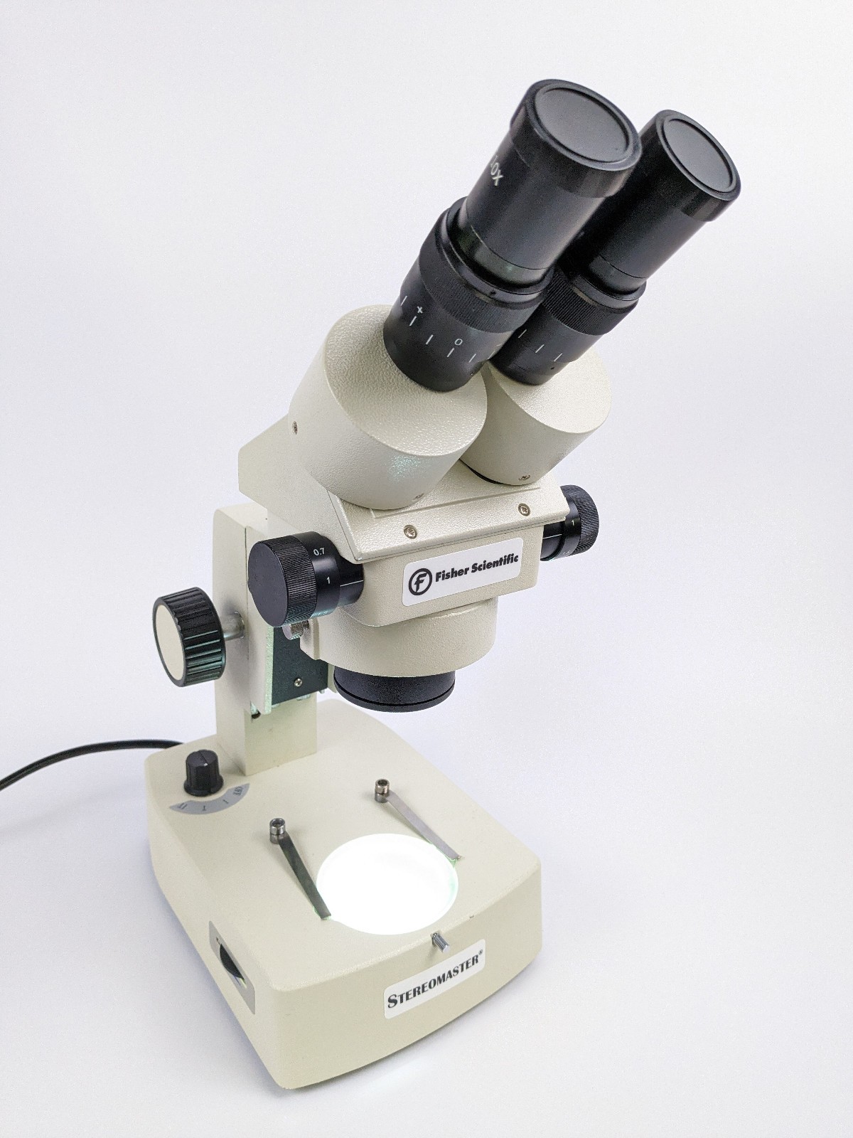 Fisher Scientific StereoMaster Cat. 125621 0.7x-4.5x Stereo Zoom Microscope