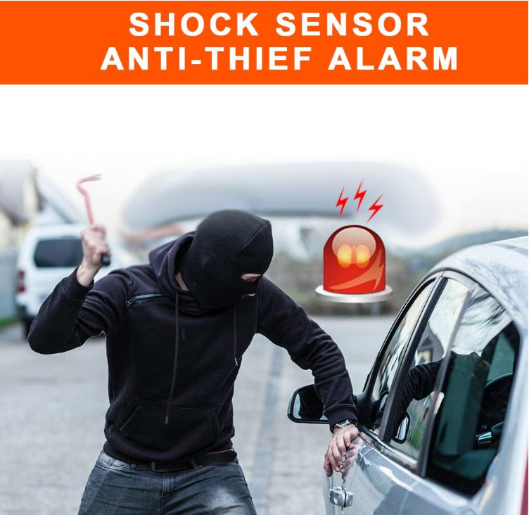 Car Security Alarm System Keyless Entry Remote Start Push Button Auto-Lock