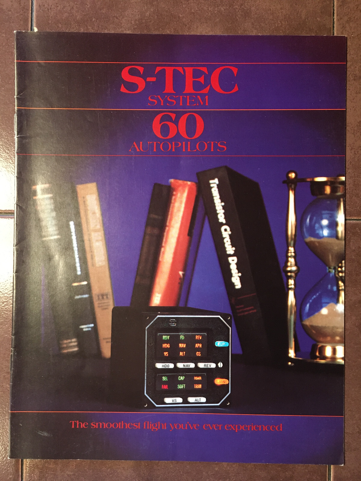 S-tec 60 Autopilot Original Sales Brochure Booklet, 12 page  8.5 x 11"