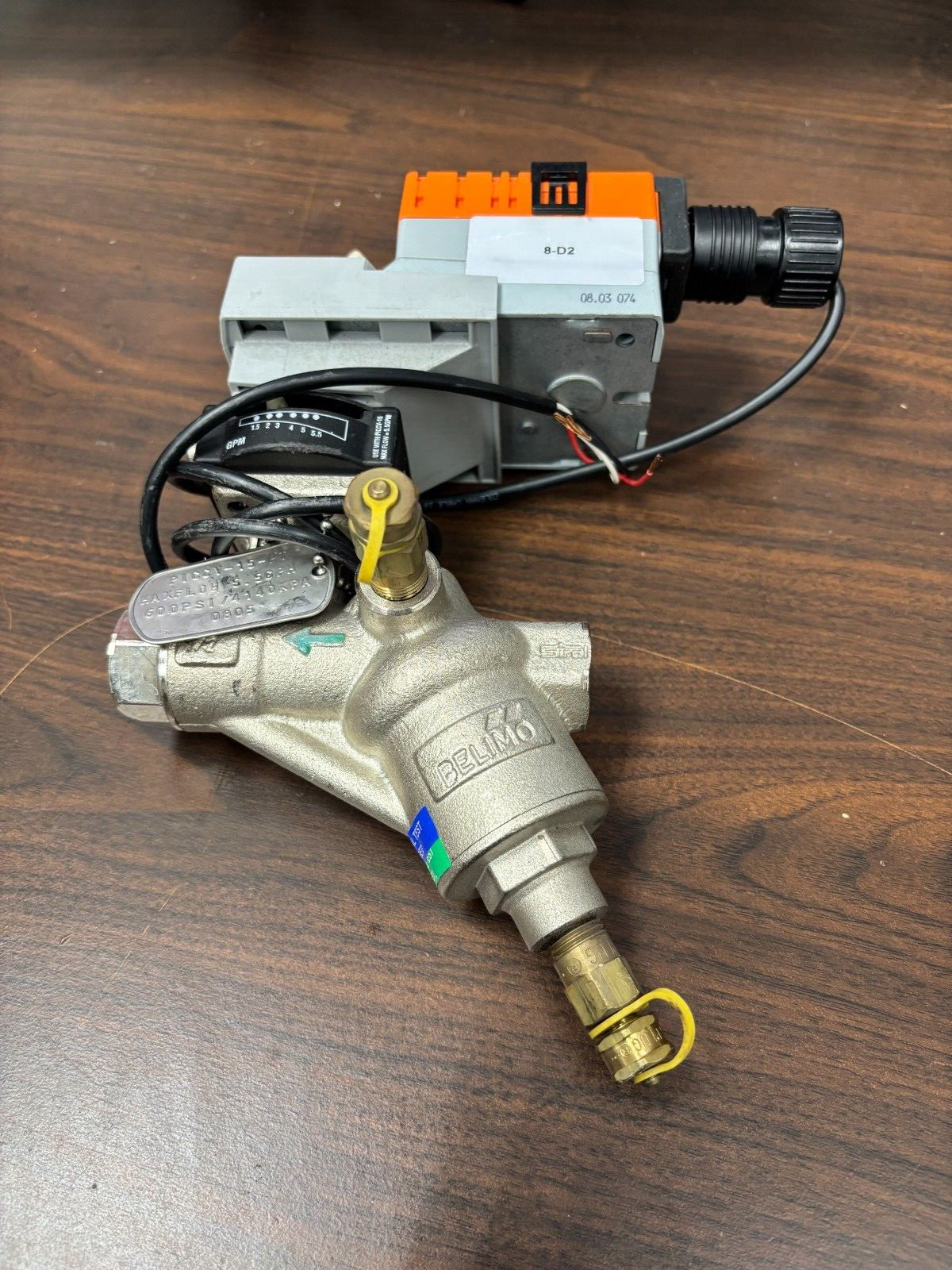 New Belimo LRB24-3 Actuator with PICCV-15-PT valve