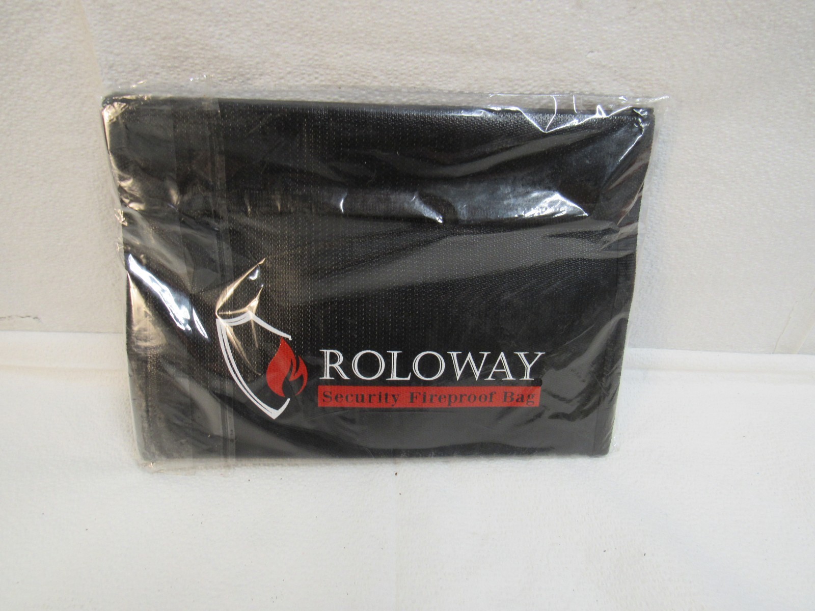 ROLOWAY Fireproof Bag 9.6 x 6.6 inches Pack of 2 Bags For Cash and Valuables