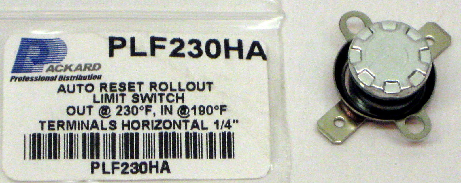 PLF230HA L230-40 Limit Thermostat Flush Mount For Furnace Unit Heaters