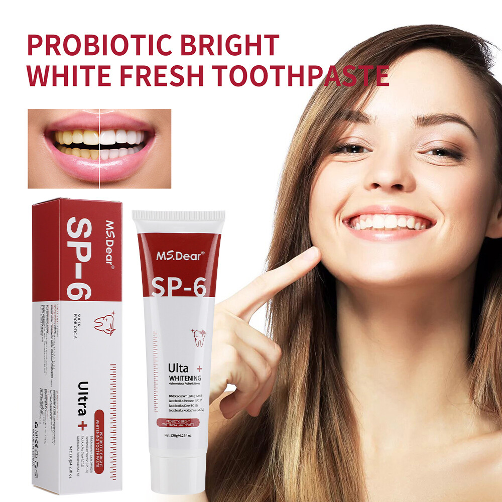 Sp-6 Probiotics Whitening Toothpaste Brightening & Breath Removing Toothpaste US
