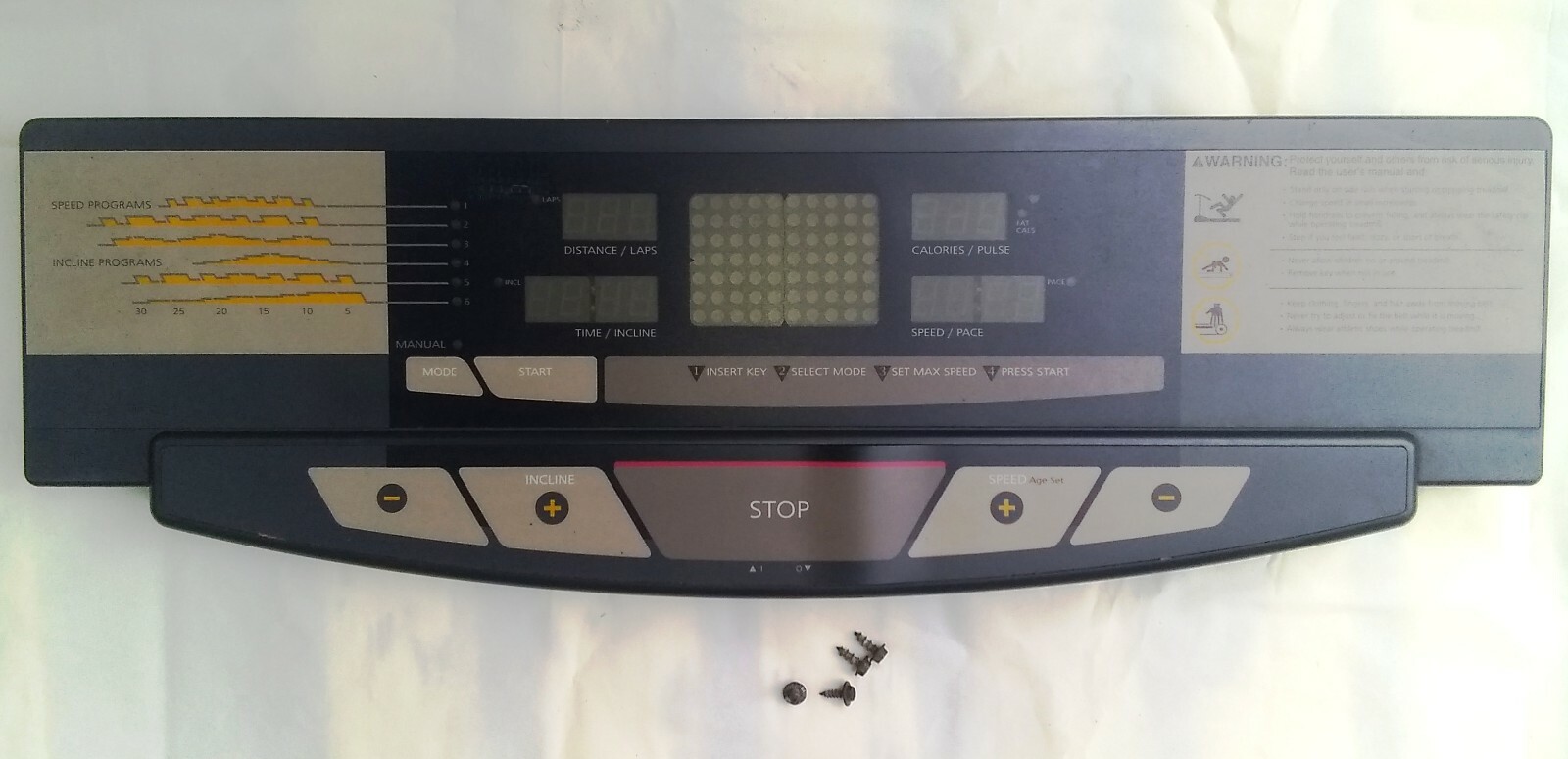 Treadmill Image imtl2299 Console Display Dashboard