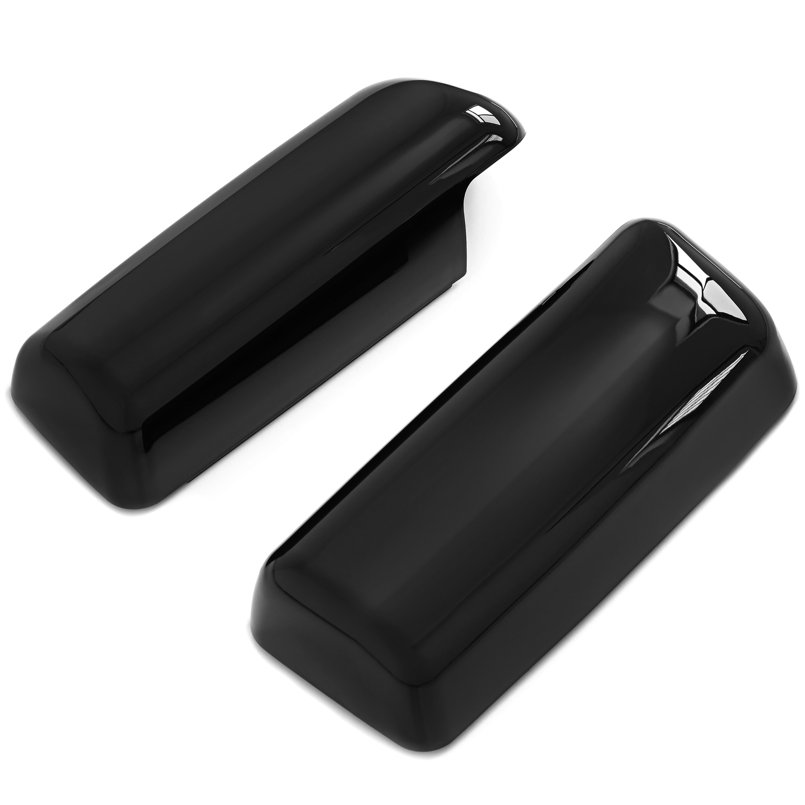 New Black Replacement Door Mirrors Covers Right And Left Pair Fits Peterbilt 579