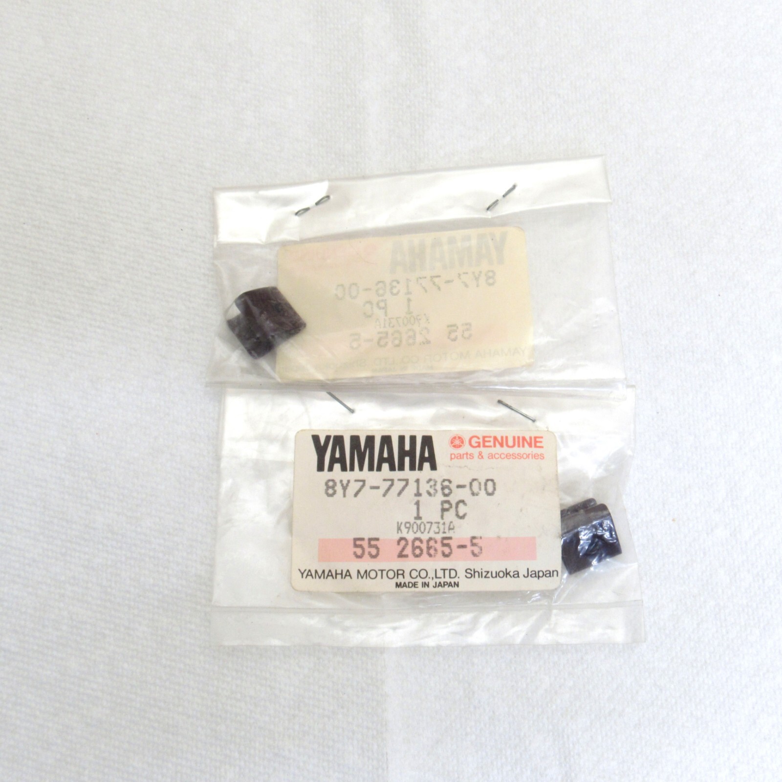 Yamaha Snowmobile OEM Windshield Retainer Clips Clamps 8Y7-77136-00-00 Set of 2