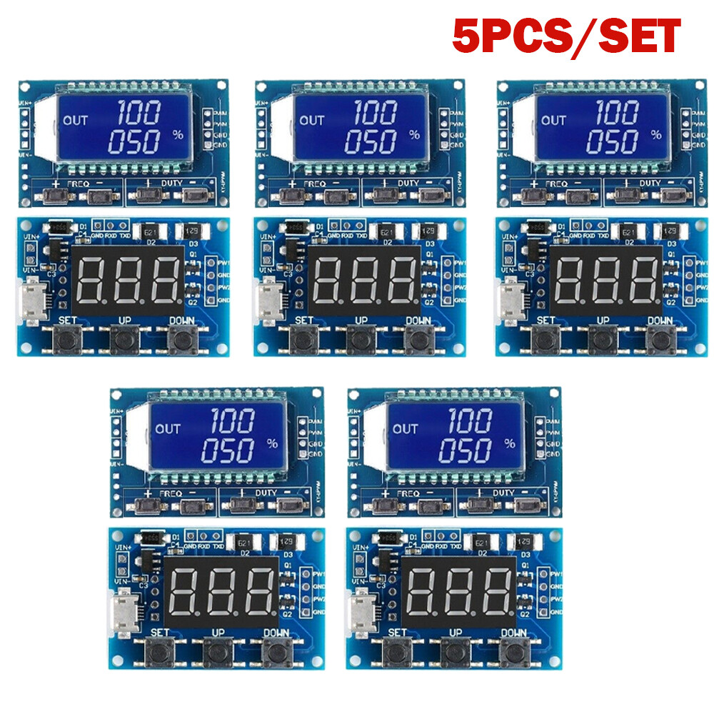 5pcs PWM Pulse Frequency Duty Cycle Square Wave Signal Generator Module