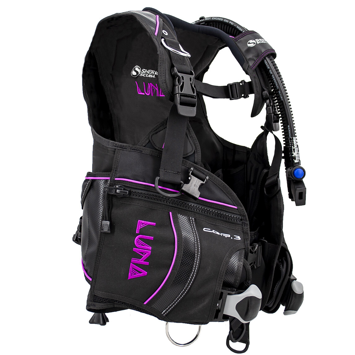 Sherwood Womens Luna BC Vest w/Gemini Integrated Octo/Inflator