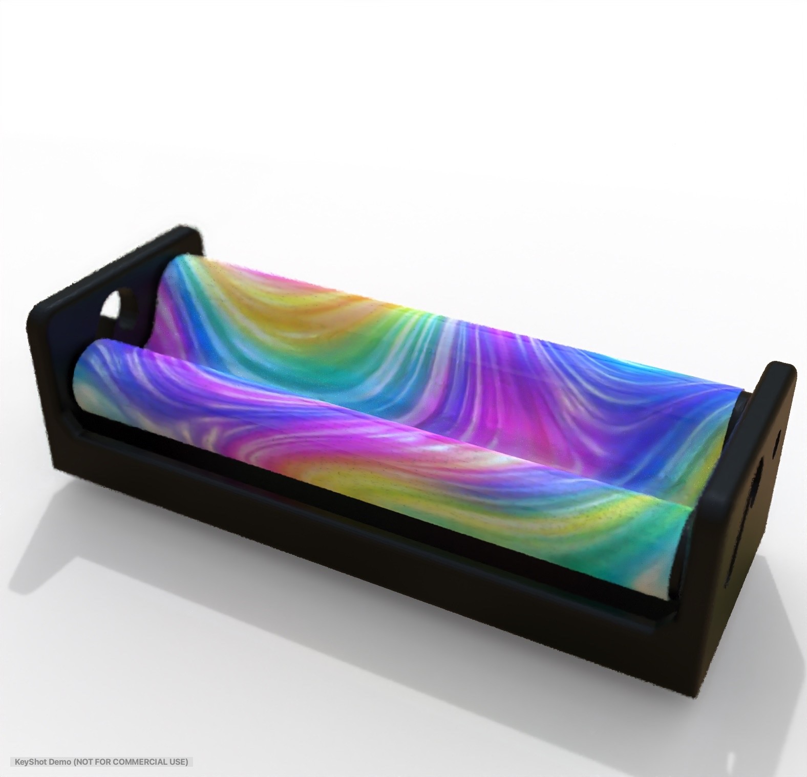 Rainbow Swirl Rolling Machine | 78mm Manual Roller