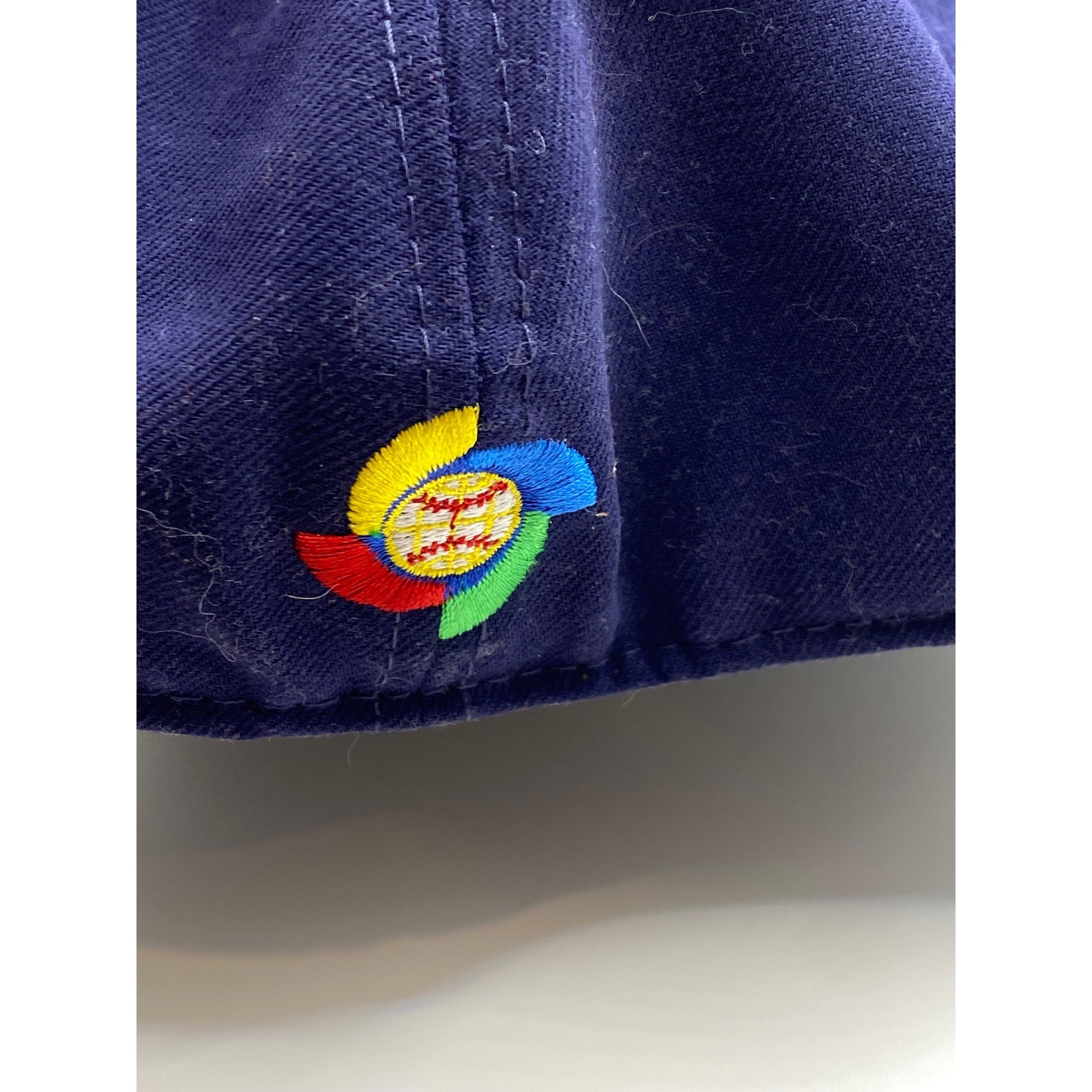 New Era 59FIFTY World Baseball Classic Cap Navy Blue Size 7 1/4 USA US Flag New