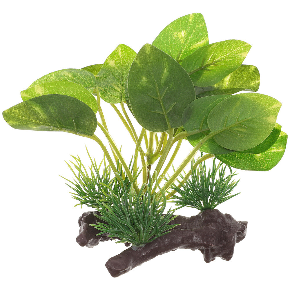 1PC Aquarium Artificial Plants Fish Tank Hideout Landscape Aquarium Cave Grass