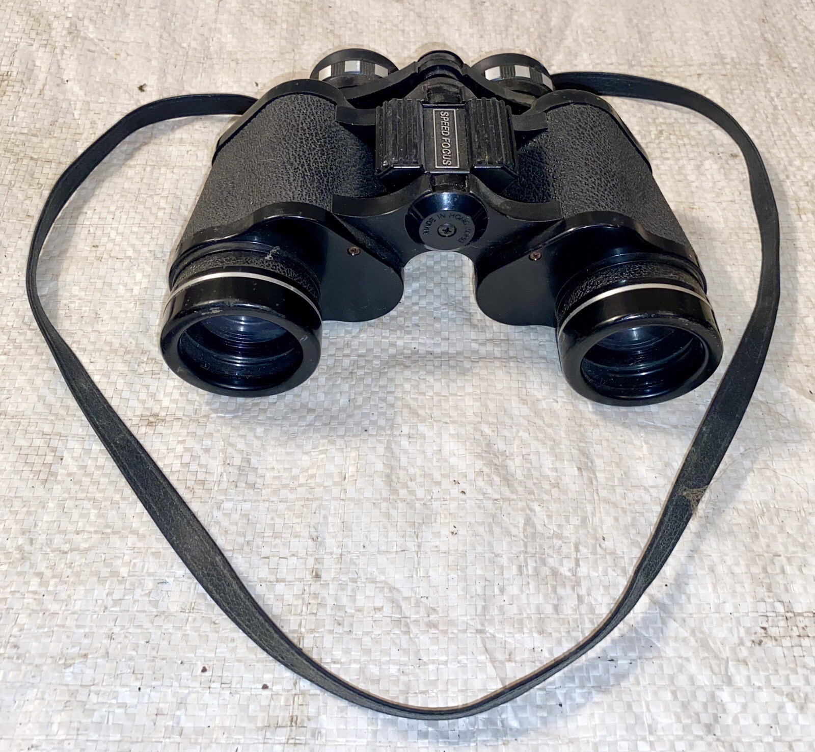 VINTAGE GEMINI MODEL 435 EXTRA WIDE ANGLE VIEW 7x35 BLACK BODY BINOCULARS