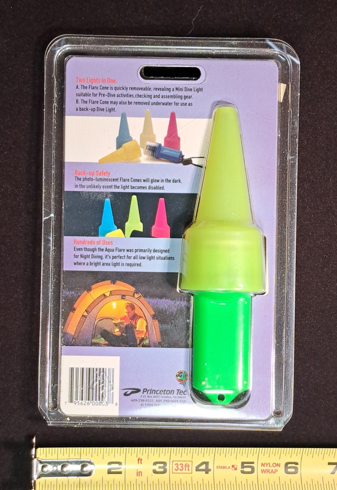 New Old Stock Princeton Tec Aqua Flare UNTESTED