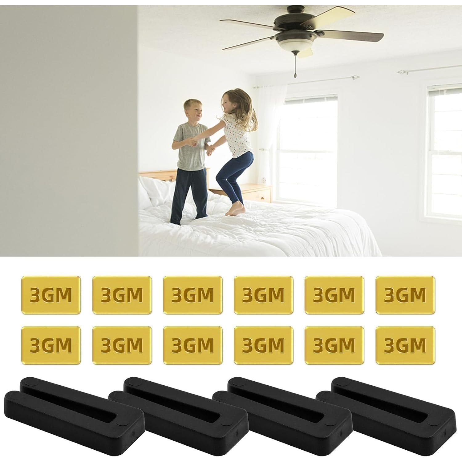 16PCS Ceiling Fan Balancing Kit for Wobble Noise Reduction with Weights