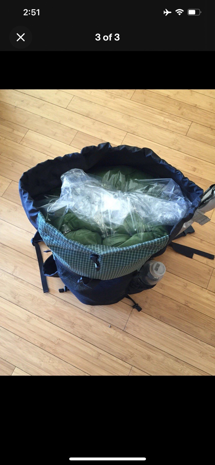 NYLOFUME BAG 2 Pack The perfect backpack liner! Waterproof, Odor resistant