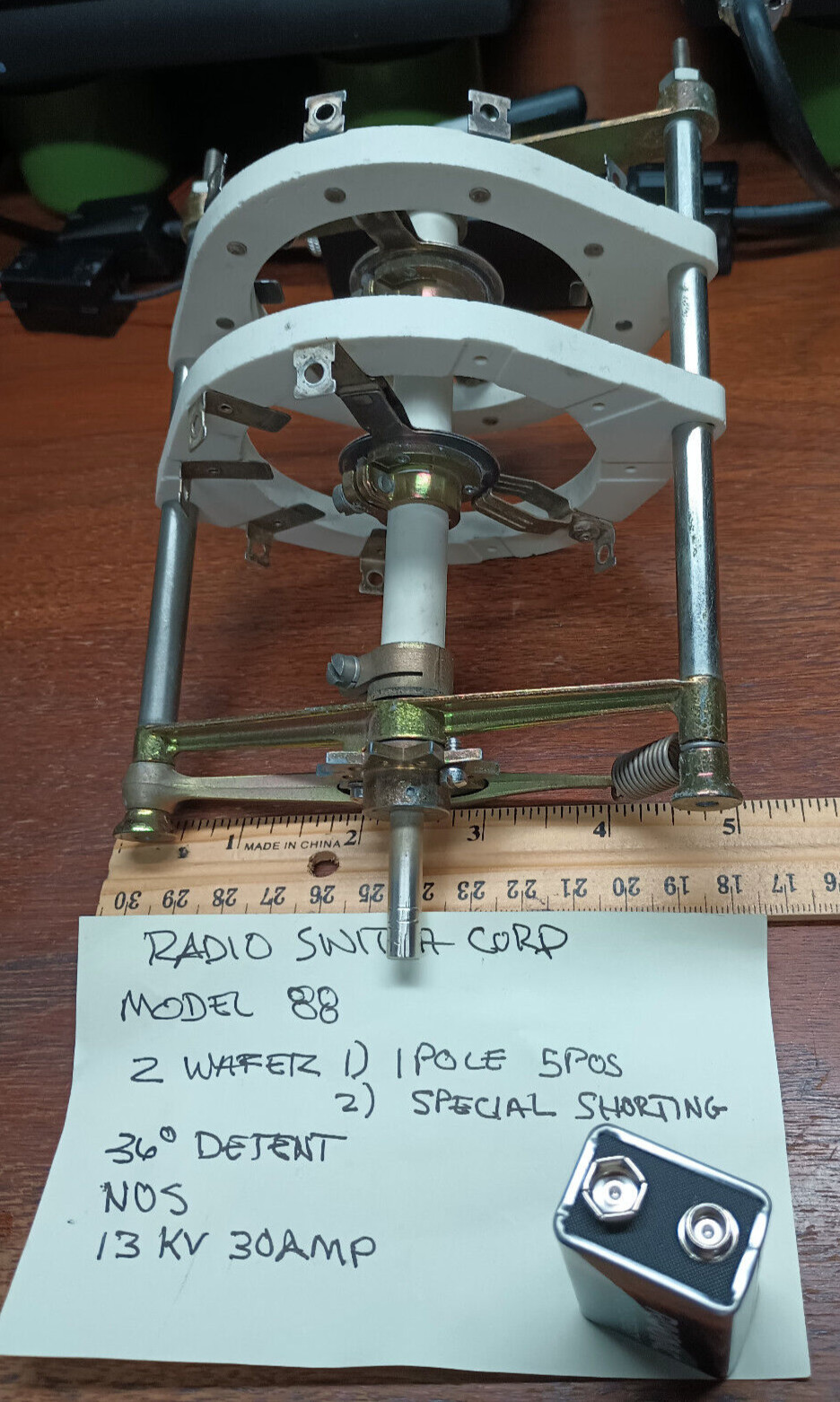 Vintage, Radio Switch Corporation RSC Rotary Switch Model 88. 1 Pole 5 Position