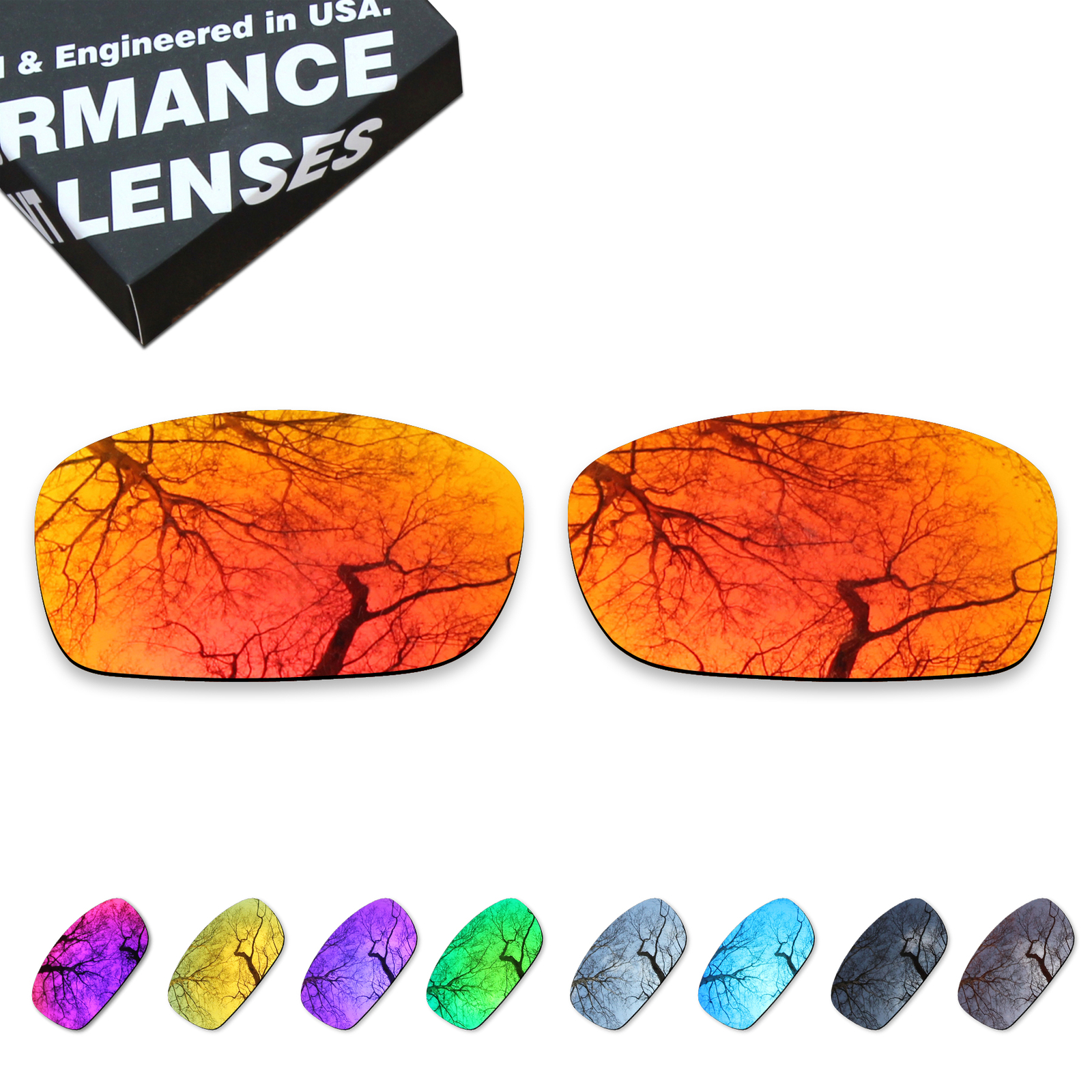 KEYTO Polarized Lenses Replacement for-Oakley Tincan Sunglasses-Options
