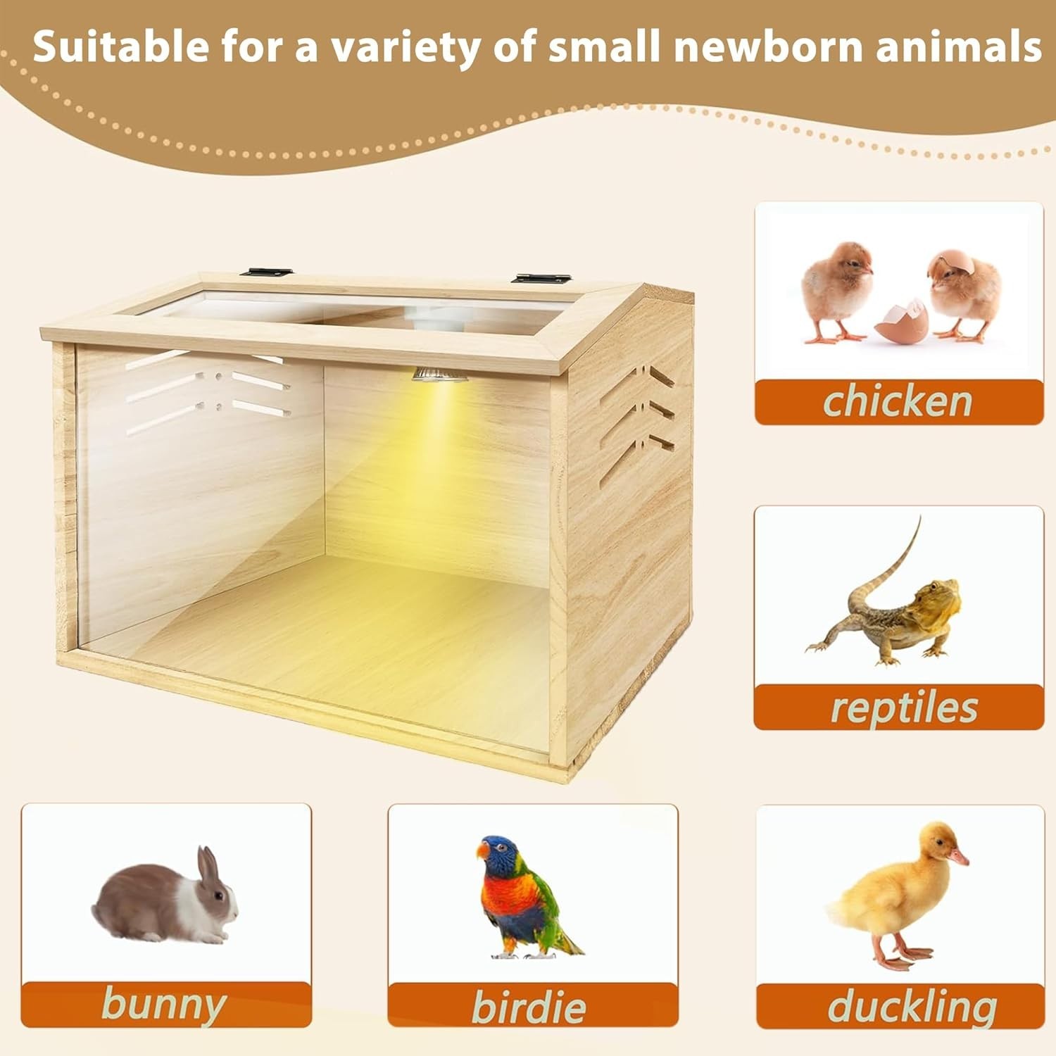 Chicken brooder Box Chick brooderbrooder Box for ChicksSmall Chicken coopB...