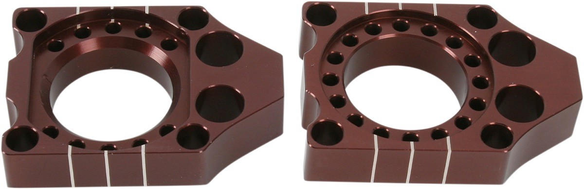 PRO CIRCUIT KAB03 Axle Blocks - Brown - Kawasaki/Suzuki