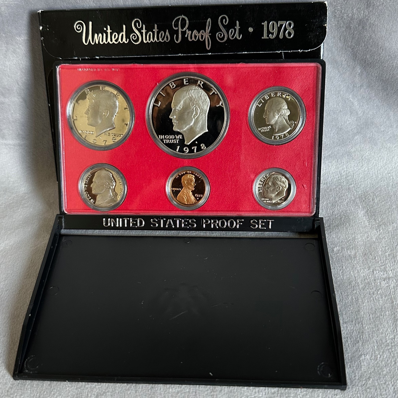 1978-S U.S. Proof Set Clad 6 Coins w/Original Gov't Packaging