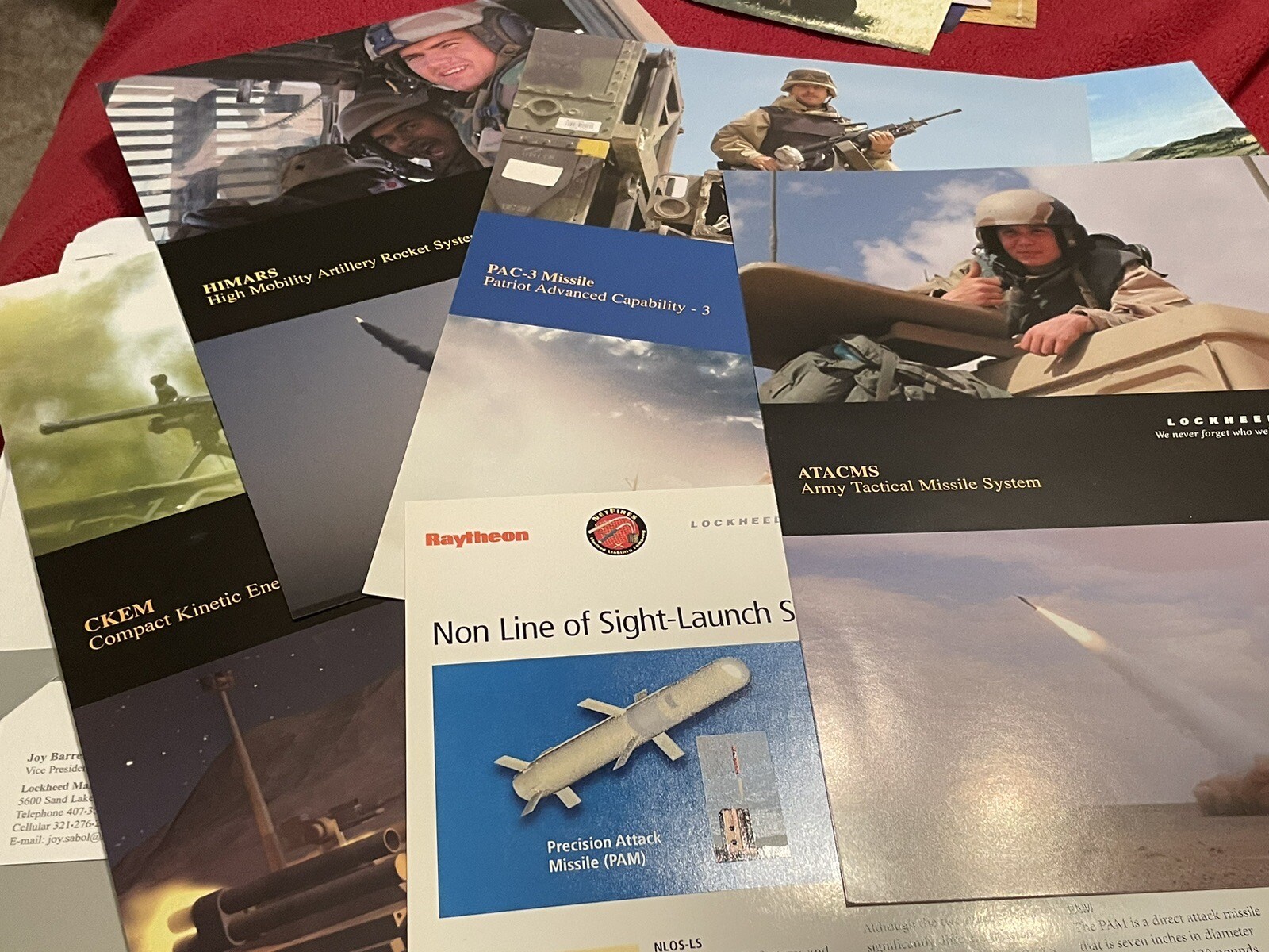 Lockheed Martin Public Relations Pack Anti Tank Missile HIMARS MLRS MEADS Apache