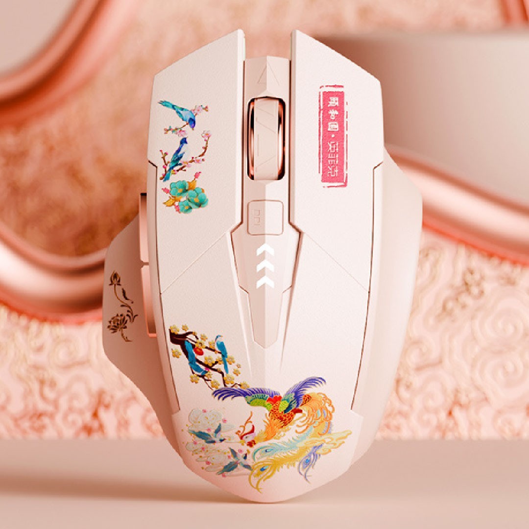 INPHIC A10 WIRELESS RECHARGEABLE BLUETOOTH MOUSE CHINESE DESIGN NEW SEALED 2.4G