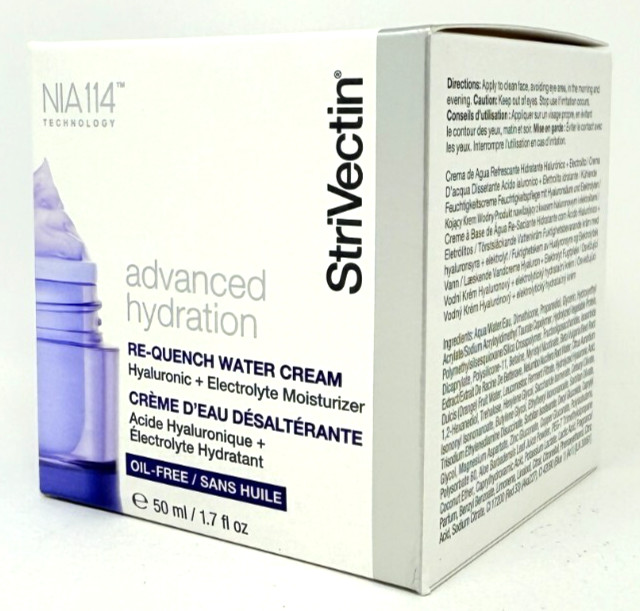 StriVectin Re-Quench Water Cream Hyaluronic Electrolyte Moisturizer 1.7oz NIA114